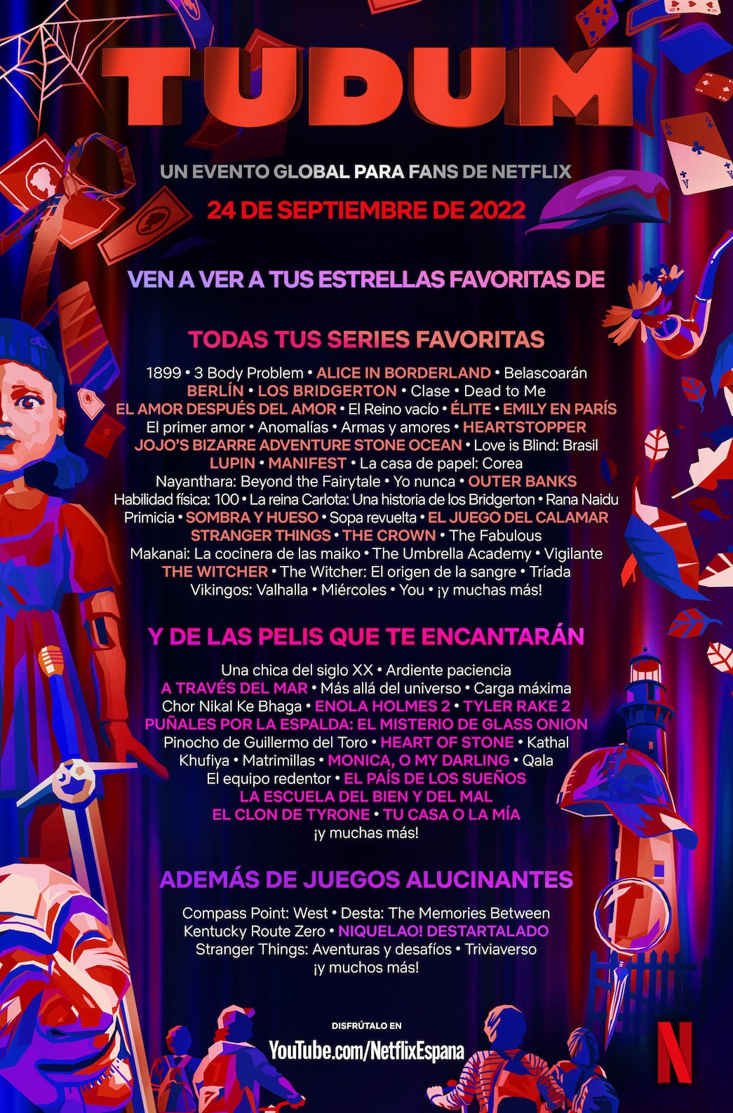 Netflix: ¿Cuáles serán las novedades y los conductores que tendrá TUDUM 2022?