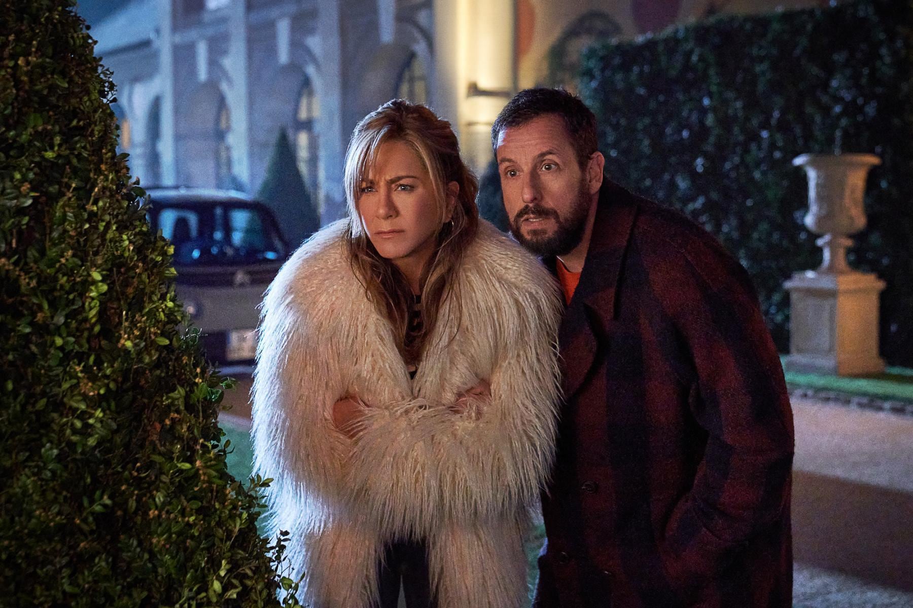 Adam Sandler y Jennifer Anniston en Murder Mysrtery 2 de Netflix