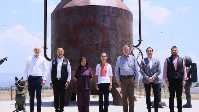 Claudia Sheinbaum inaugura en Tlaxcala el primer Polo de Bienestar del país.
