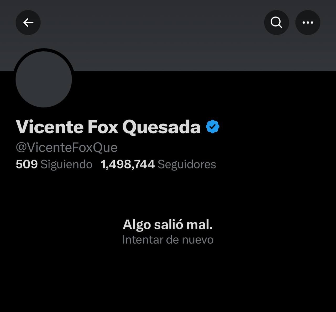 Vicente Fox cierra su cuenta de X (antes Twitter)
