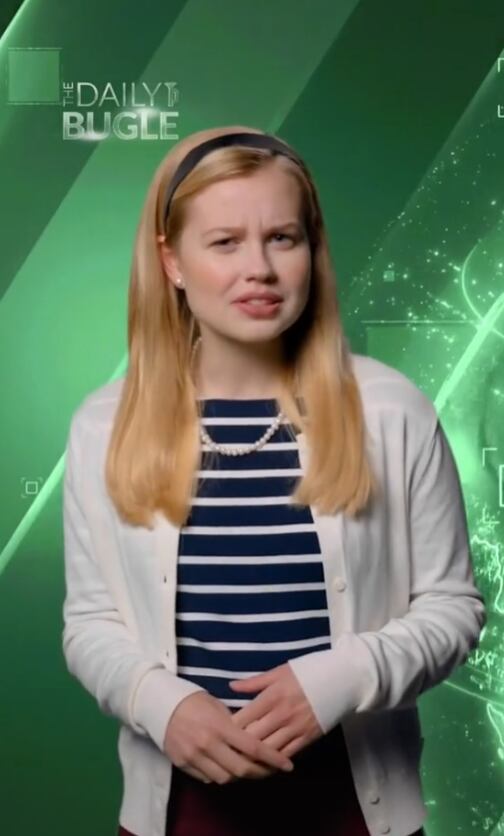 Betty Brant como presentadora de The Daily Bugle