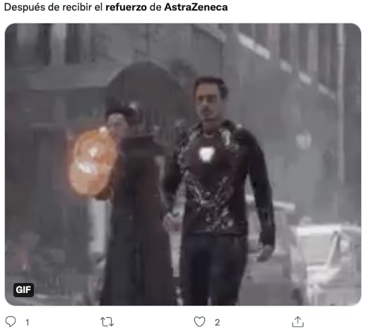 Memes del refuerzo de la vacuna AstraZeneca