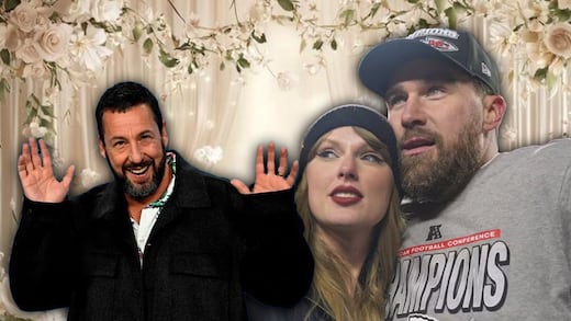 Adam Sandler ofició la boda de Taylor Swift y Travis Kelce