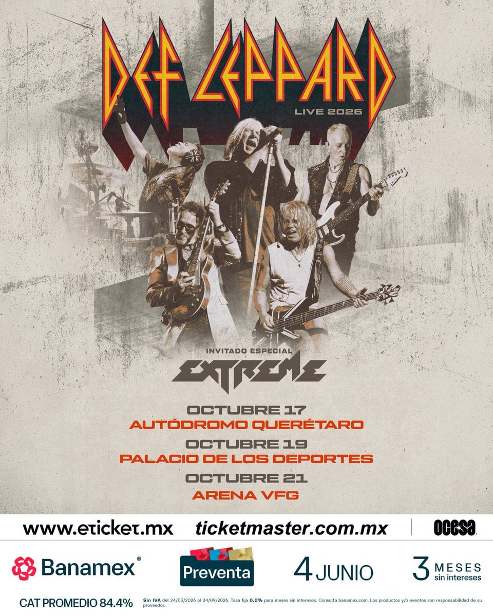 Def Leppard en México