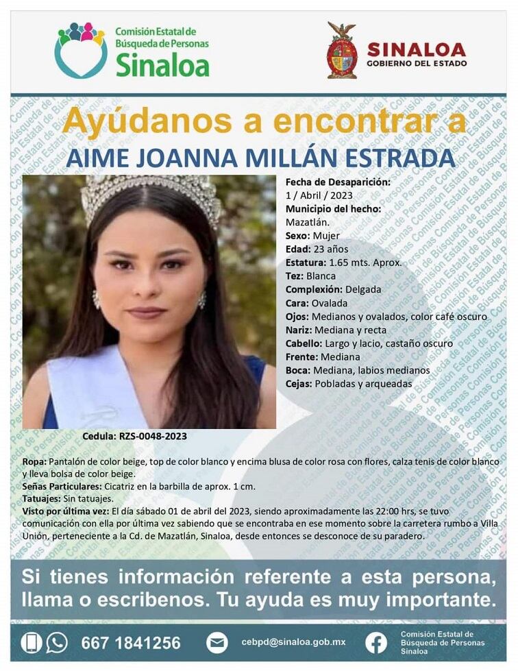 Aimé Joanna Millán Estrada, reina de la ciruela 2023