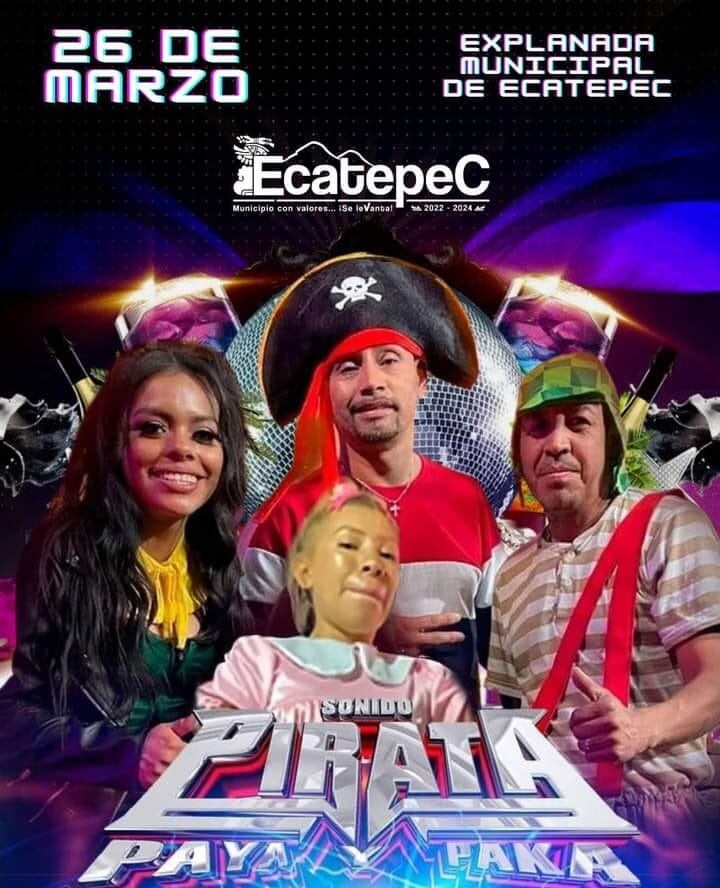 Sonido Pirata sin Medio Metro estará en Ecatepec