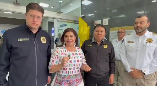 Clara Brugada Promete Justicia a Policías Heridos en Marcha del 2 de Octubre en CDMX