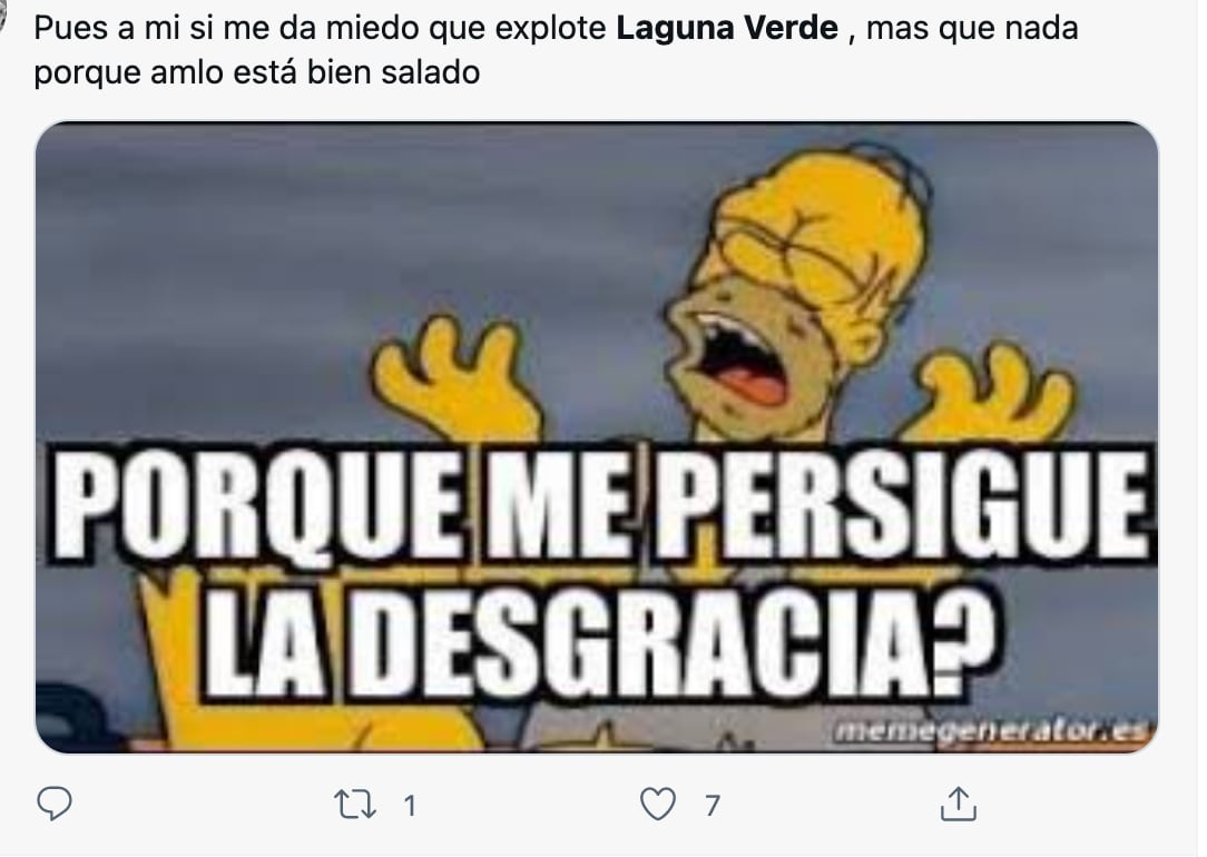 Meme sobre sismo en Veracruz