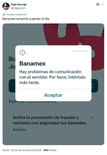 Memes de Banamex y BBVA por registrar fallas en diciembre y quincena