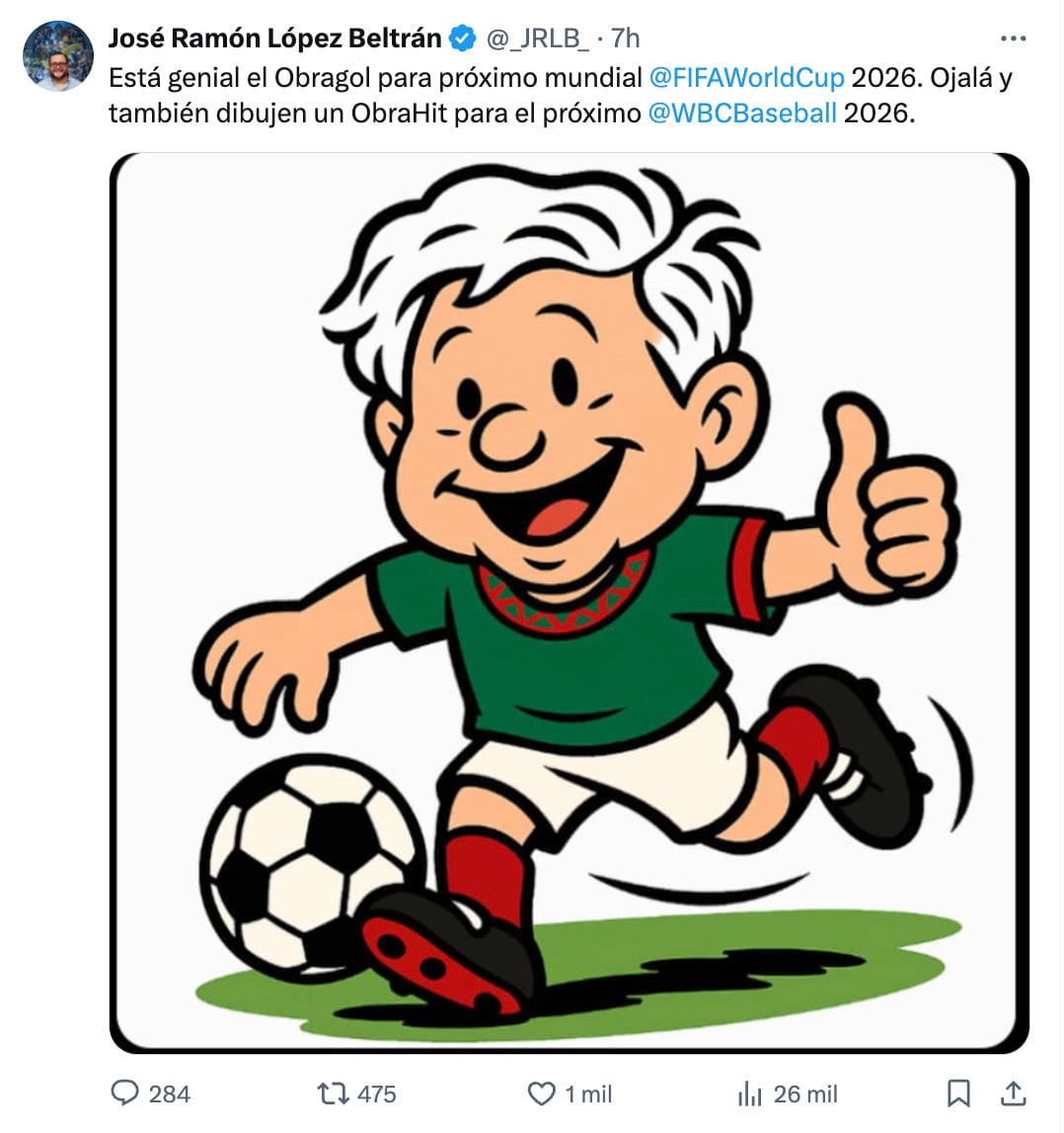 ¿Obragol mascota de la Copa del Mundo 2026? Te contamos la verdad
