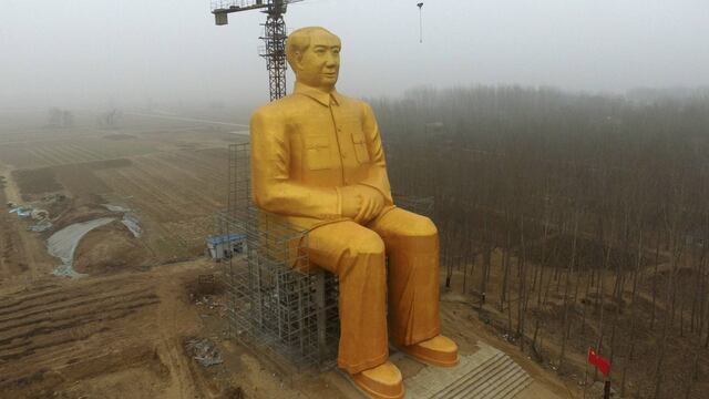 Estatua Mao en Henan