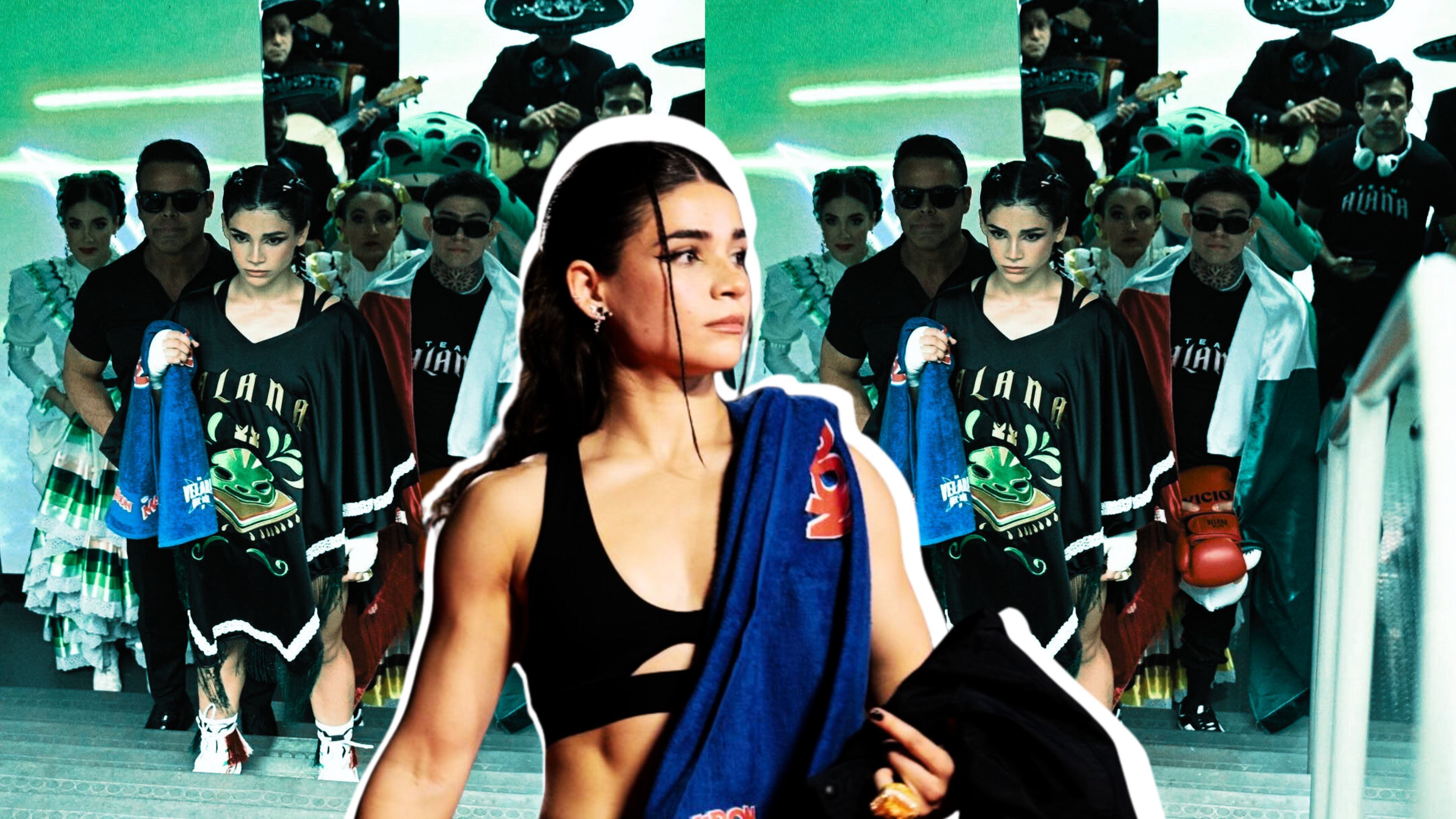 ¡Sigue invicta! Alana muestra el orgullo mexicano al ganar su pelea en La Velada del Año V