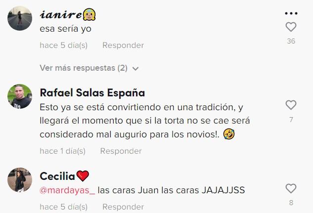 Comentarios de TikTok
