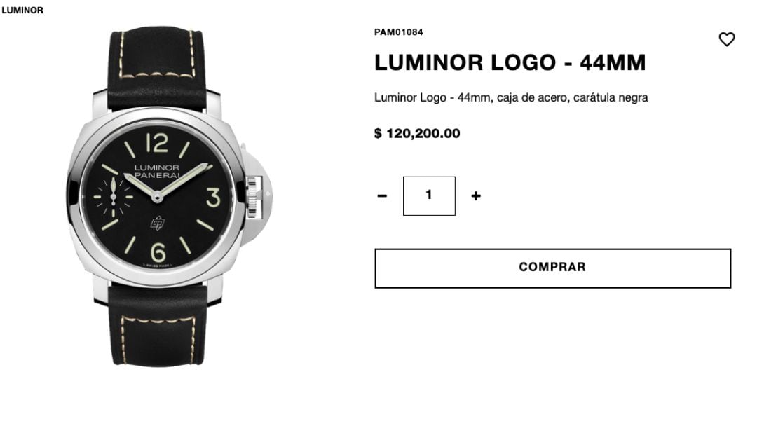 Costoso reloj italiano de Marko Cortés