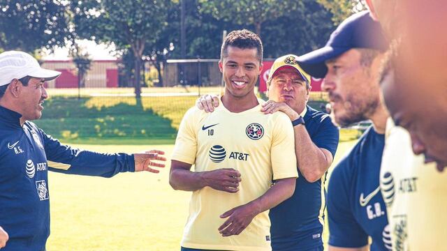 Gio ya entrenó con América bajo las órdenes del 'Piojo'.