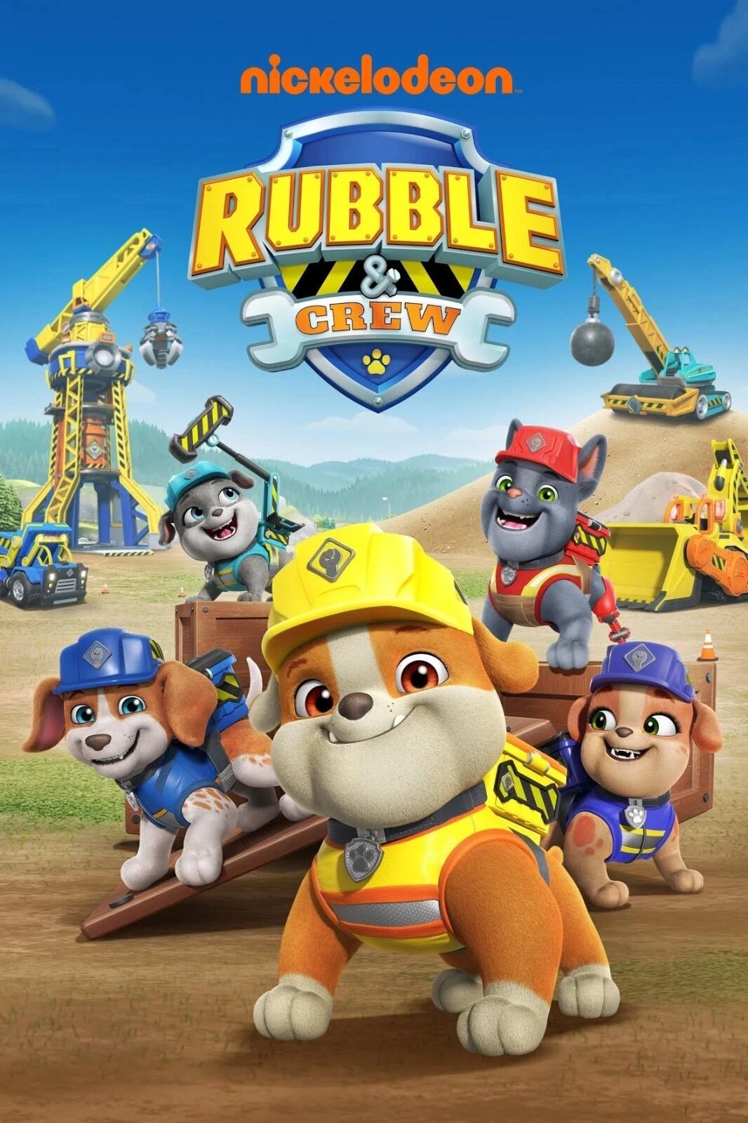 Dibujos de Rubble y su Equipo de Paw Patrol