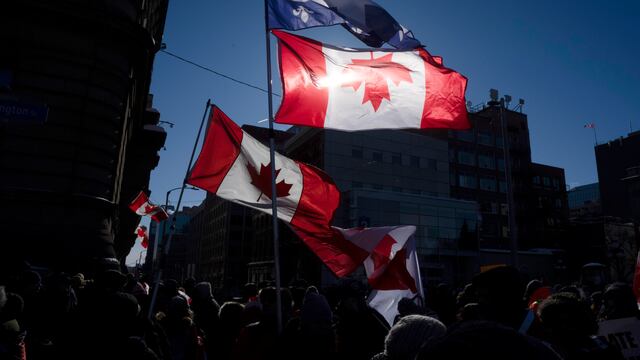 Protesta contra medidas sanitarias en Quebec
