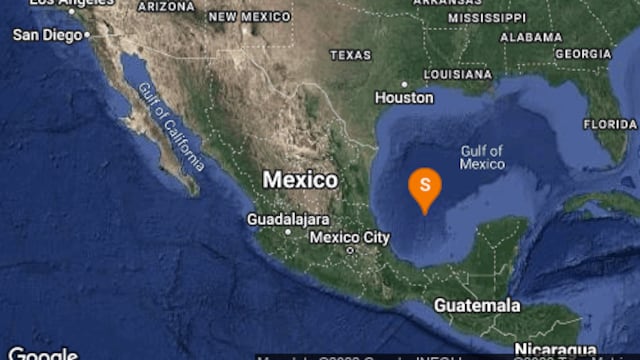 Un inusual sismo hoy se sintió en la madrugada en Veracruz con una magnitud de 4.5