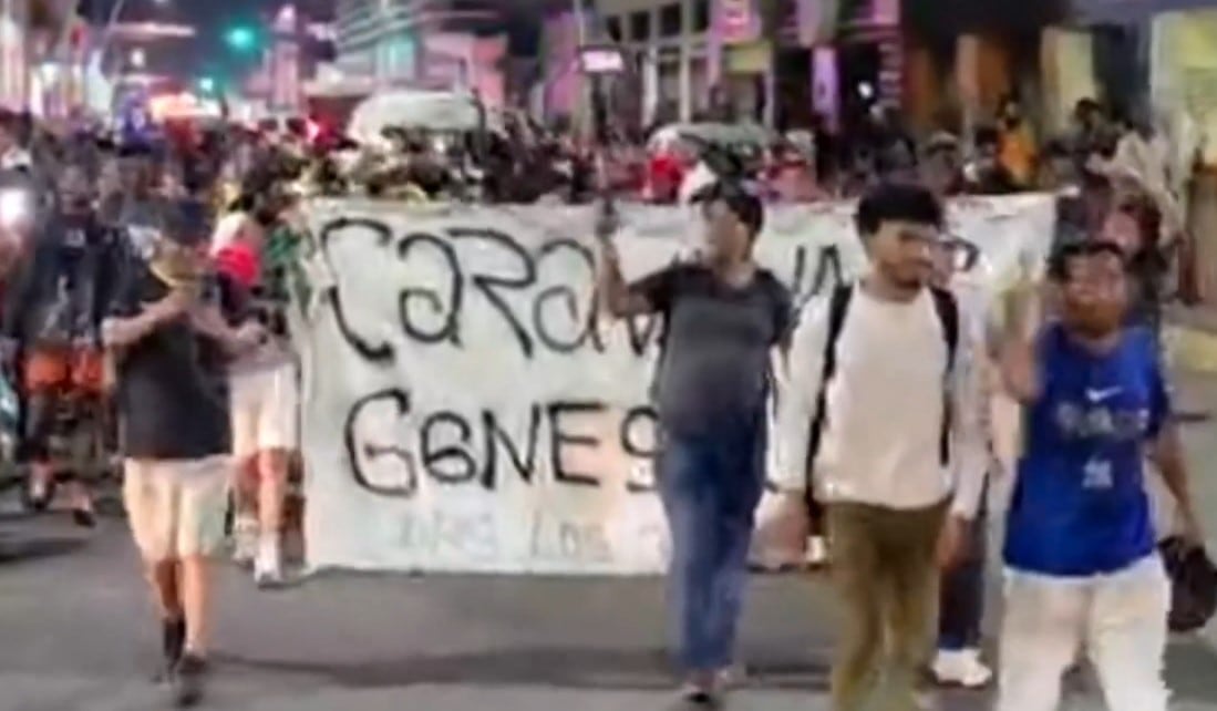 Caravana migrante Chiapas Estados Unidos con 500 haitianos y cubanos