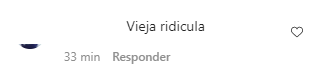 Comentario sobre Lizbeth Rodríguez.