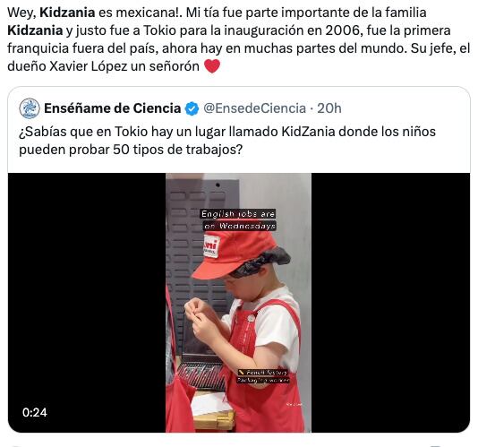 Usuarios defienden el origen mexicano de KidZania, luego de que aseguraran era de Japón