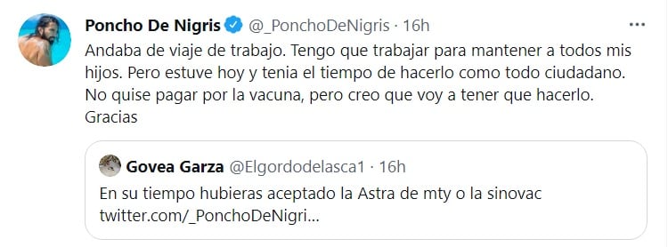 Poncho de Nigris