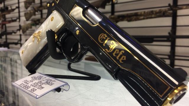 La pistola “El Jefe”, de la marca Colt a la venta en EU