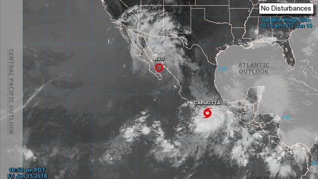 Tormenta tropical 'Carlota'
