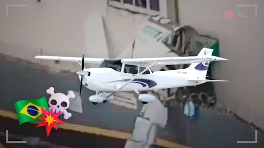 Avioneta se estrella contra edificio en Belo Horizonte, Brasil; deja un muerto y tres heridos