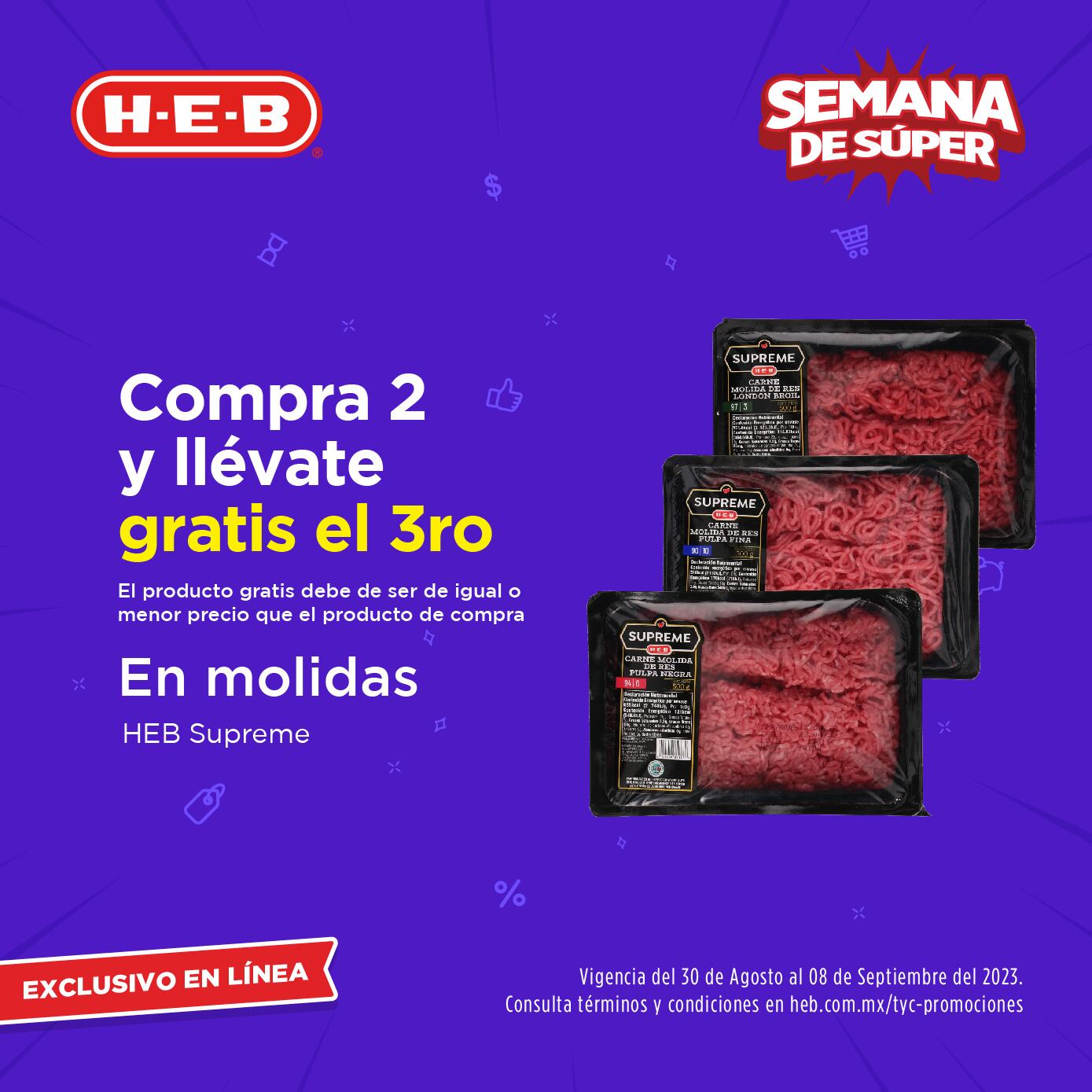 Semana de Súper HEB hasta el 8 de septiembre