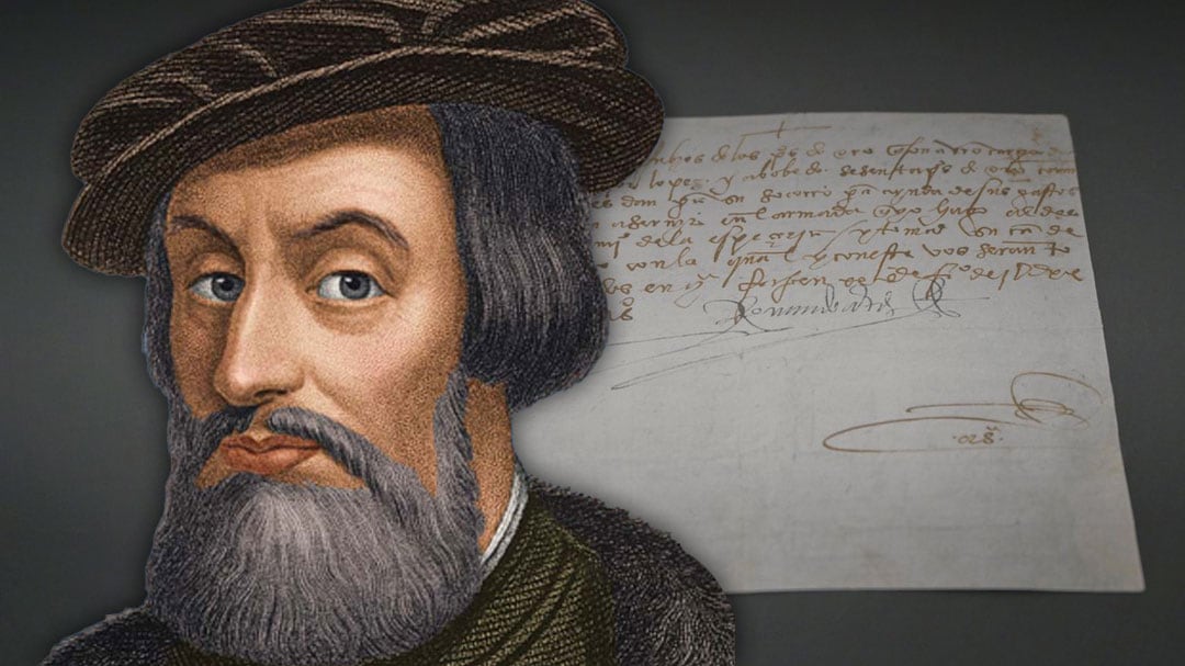 El documento firmado por Hernán Cortés que volvió a México tras robo hace 30 años