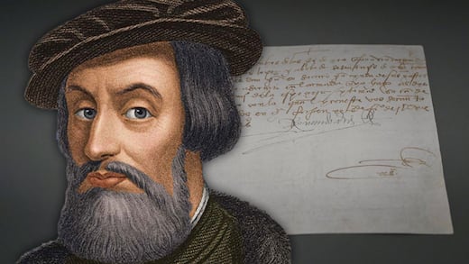 El documento firmado por Hernán Cortés que volvió a México tras robo hace 30 años