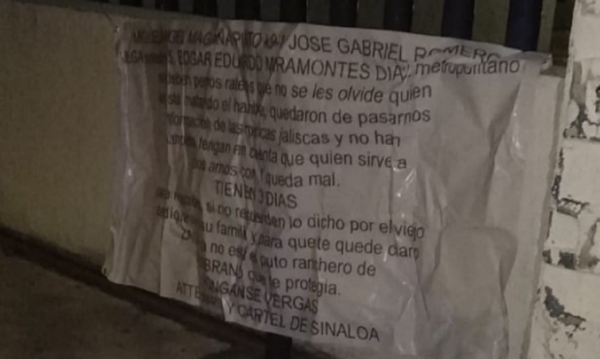 Amenazan a policías de Guadalajara
