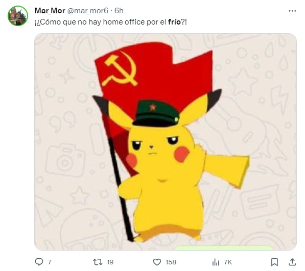 Team frío protagoniza memes por bajas temperaturas en CDMX