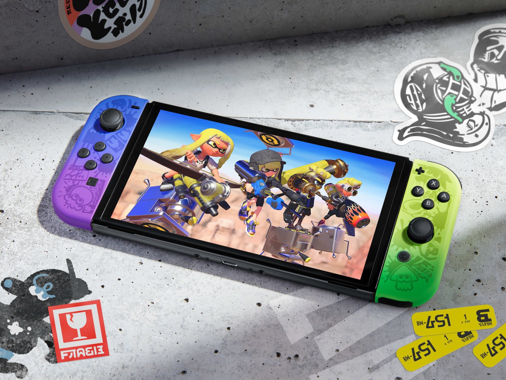 Nintendo Switch OLED versión 'Splatoon 3'