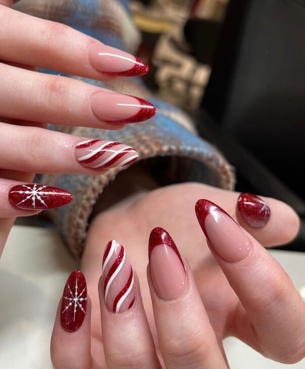 Uñas de Navidad en tendencia