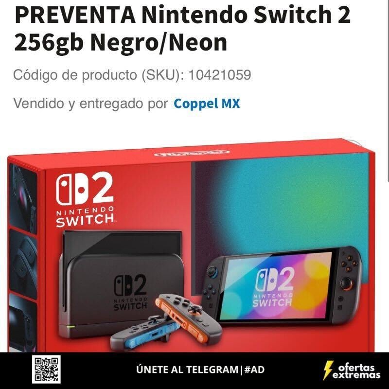 Caja Nintendo Switch 2