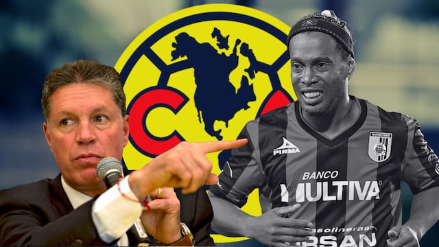 Ricardo Peláez reveló que le ofrecieron a Ronaldinho para las Águilas y lo bateó