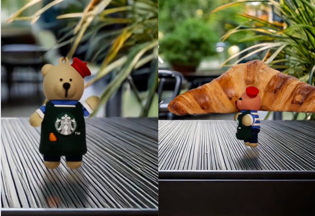 Bearista Starbucks Día del Croissant