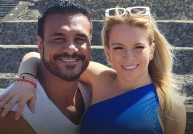 Alberto del Río y su esposa, Mary Carmen Rodríguez