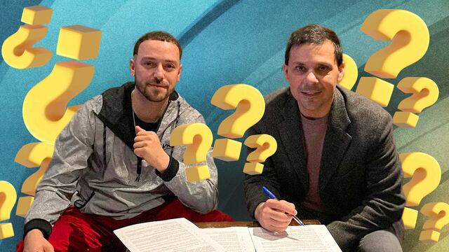 Pee Wee y el manager Pepe Rincón