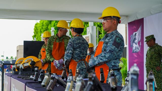 Esta es la cantidad de pistolas y armas de fuego entregadas por la campaña de desarme en México