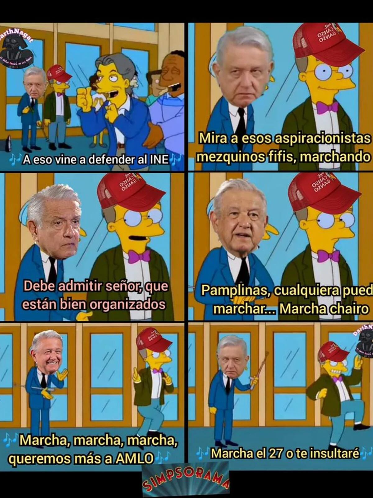 Memes de la marcha de AMLO
