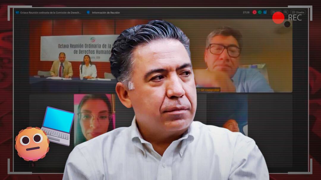 Enrique Inzunza no asistió a la sesión virtual del Senado