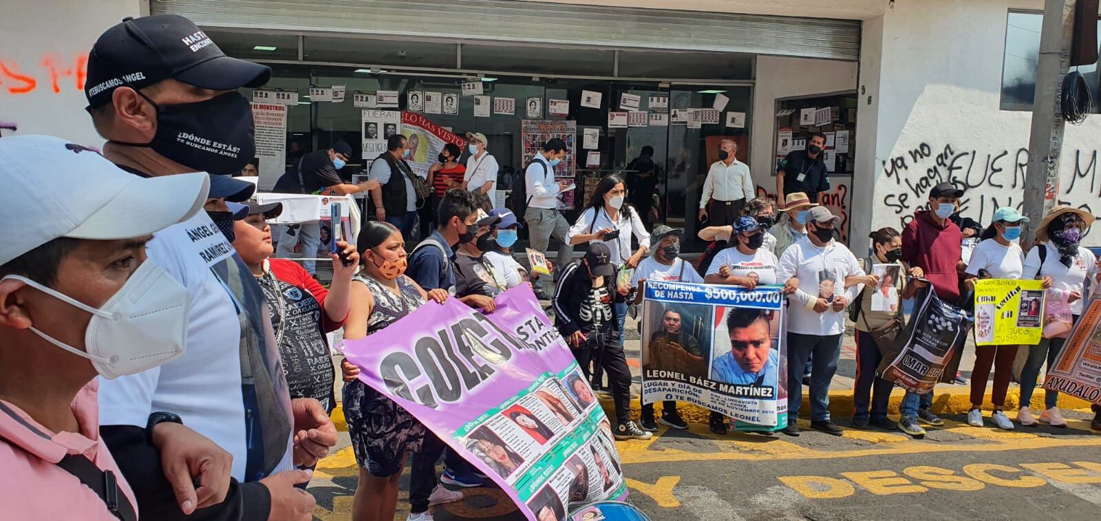 Familias de personas desaparecidas en la CDMX