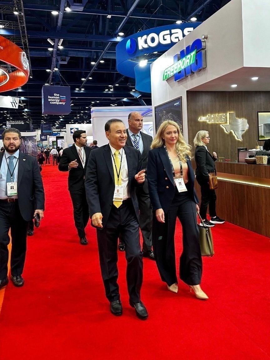 Alfonso Durazo participó en Gastech Exhibition & Conference 2024