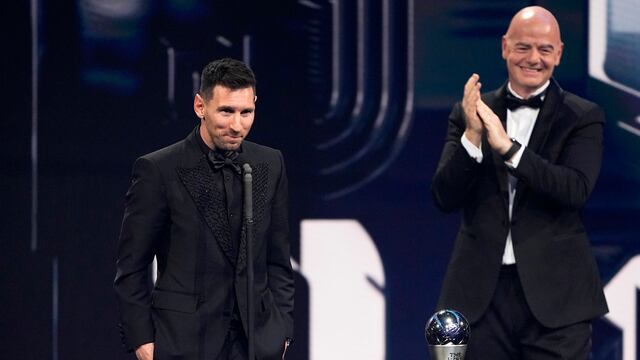 Lionel Messi Premios The Best (AP Photo/Michel Euler)