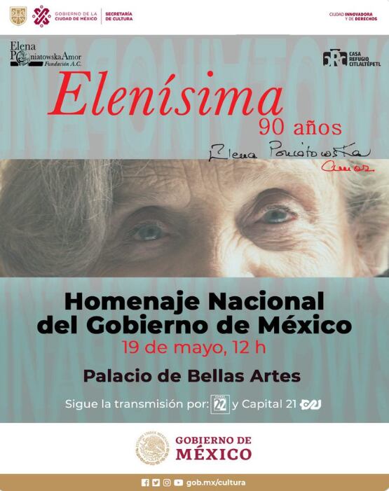 Homenaje a Elena Poniatowska