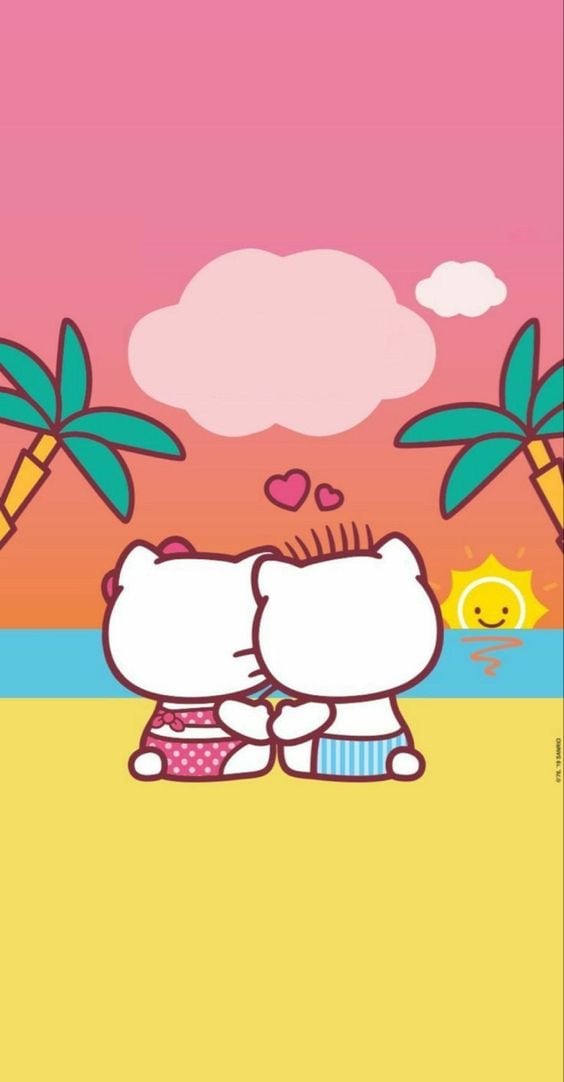 Fondo de Dear Daniel, el novio de Hello Kitty