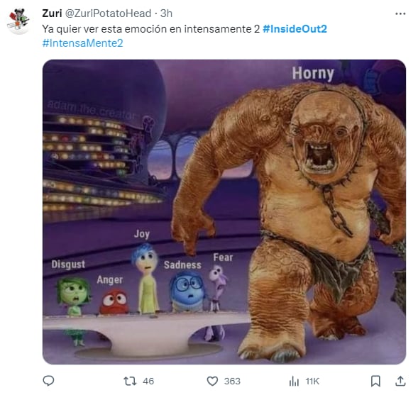 Memes de Ansiedad, la nueva emoción de Riley en Intensamente 2